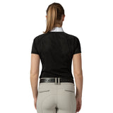Equinavia Sara Womens Perforated Short Sleeved Show Shirt - Black