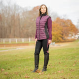 Equinavia Heidi Womens Insulated Riding Vest- Plum WIne