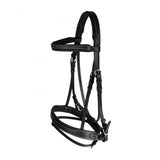 Horze Venice Soft Padded Bridle w/ Reins- Black & Brown
