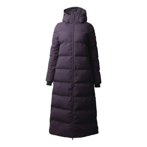 Horze Paloma Womens Insulated Long Coat - Nightshade Purple