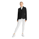 Horze Gisela Womens Perforated Show Jacket- Black