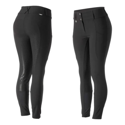 Horze Grand Prix Pro Womens Full Seat Breeches - Black