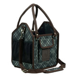 Equinavia Darby Small Collapsible Grooming Tote - Thyme/Lily Pad