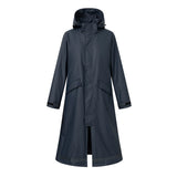 Horze Hazel Womens Long Raincoat - Navy
