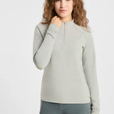 Horze Soraya Womens Training Shirt - Blue Fox