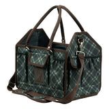 Equinavia Darby Large Collapsible Grooming Tote - Thyme/Lily Pad
