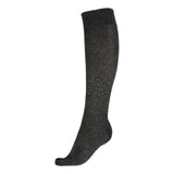 B Vertigo Shimmer Bamboo Riding Socks- Black Sparkle