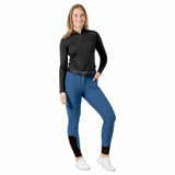 Equinavia Annika Womens Silicone Full Seat Breeches- Galaxy Blue