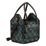 Equinavia Darby Small Collapsible Grooming Tote - Thyme/Lily Pad
