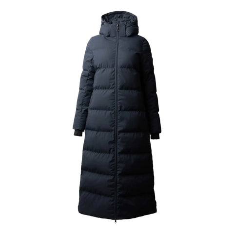 Horze Paloma Womens Insulated Long Coat -Navy