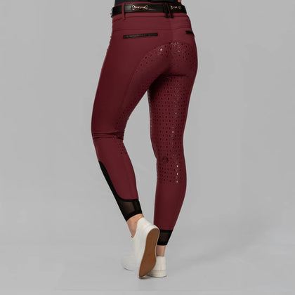 Equinavia Kristina Womens Full Seat Breeches - Burgundy