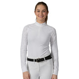 Equinavia Petra Womens Long Sleeved Show Shirt - White