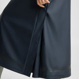 Horze Hazel Womens Long Raincoat - Navy