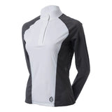 Equinavia Sara Womens Perforated Long Sleeved Show Shirt - Gray