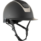 Equinavia Crown Mips® Riding Helmet- Black/ Silver Crystal
