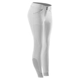 Equinavia Astrid Womens Silicone Full Seat Breeches - White/Light Grey
