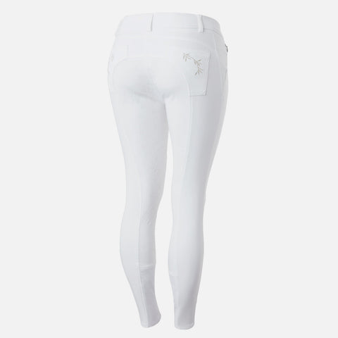 Horze Kaitlin Womens Full Seat Breeches - White – Extreme Tack