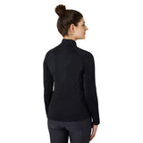 B Vertigo Sidney Womens Long Sleeved Ventilated Half Zip Shirt - Anthracite Grey