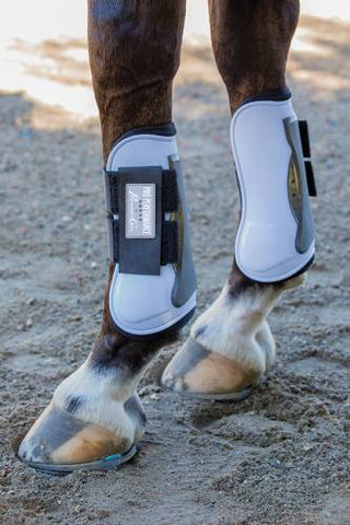 PRO PERFORMANCE SHOW JUMP FRONT BOOTS - Velcro Closure