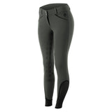 Equinavia Astrid Womens Silicone Full Seat Breeches - Carbon Gray/Black