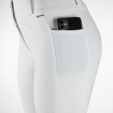 B Vertigo Beatrice Women's High Waist Breeches Silicone Full Seat-White